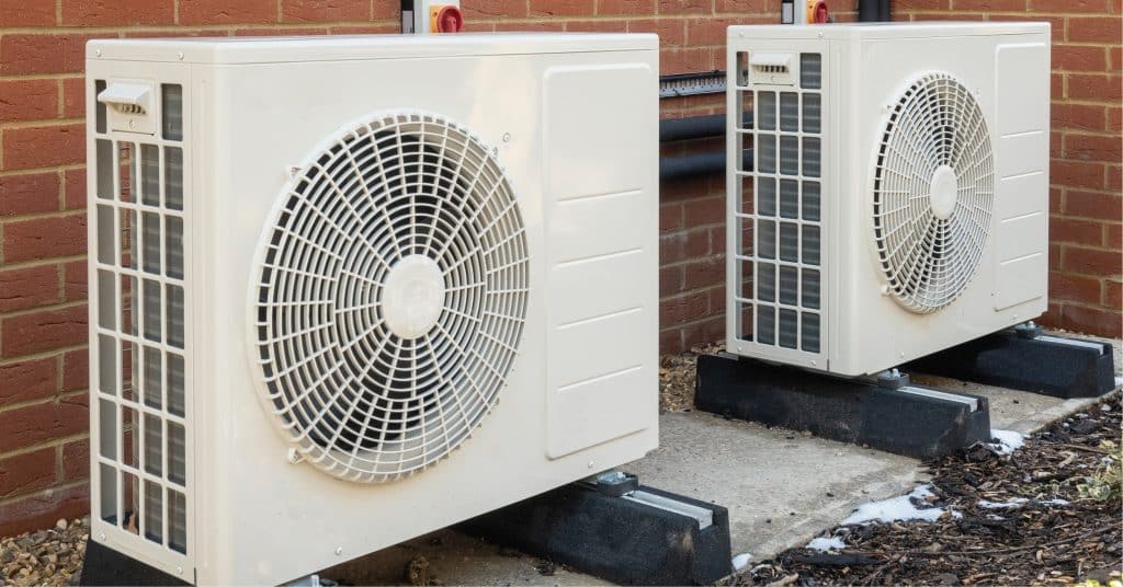 should I install a heat pump? external fans