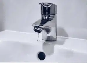 bathroom sink tap leaking