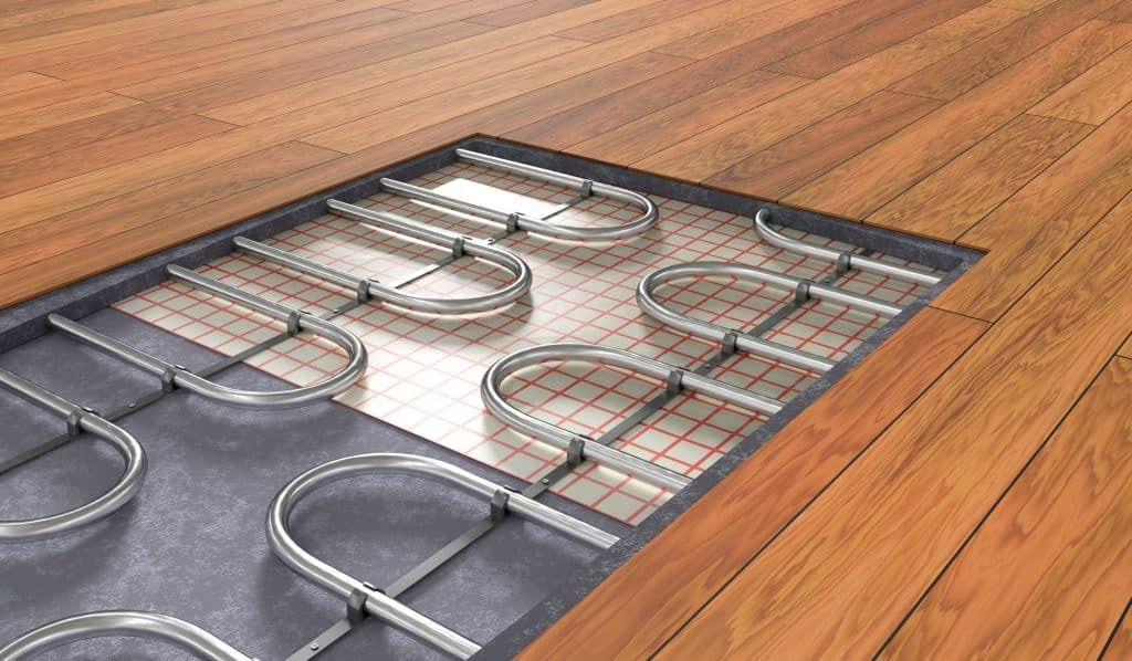 underfloor heating installation